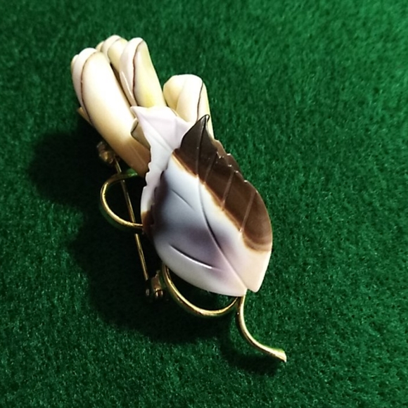 Shell vintage Brooch - Picture 2 of 4